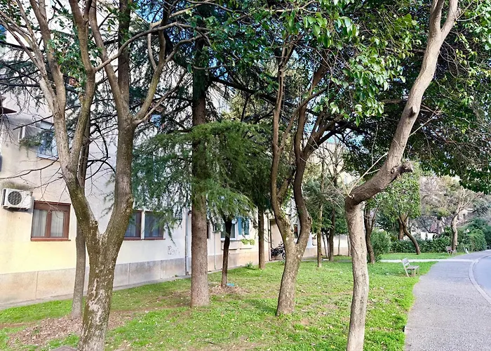 Modern Free Parking Near Center Podgoriçe